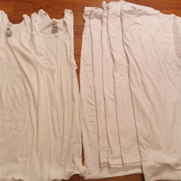 Men's White T&Tank lot - Picture 2 of 4